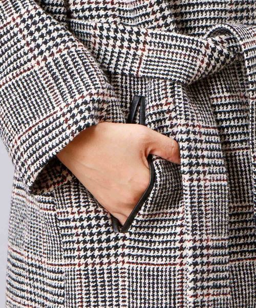 RIVE DROITE（リヴドロワ）の「グレンチェックカナグノーカラーコート（その他アウター・レディース・その他20・FREE）」の5枚目の写真