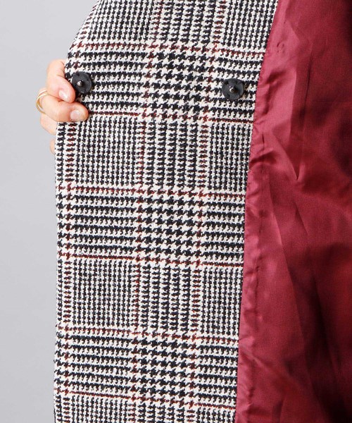RIVE DROITE（リヴドロワ）の「グレンチェックカナグノーカラーコート（その他アウター・レディース・その他20・FREE）」の3枚目の写真