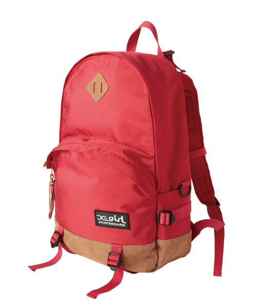 X-girl(エックスガール)の「GO FES BACKPACK(バックパック/リュック・レディース・ブラック/レッド/パープル/ブルー・ONE SIZE)」の4枚目の写真