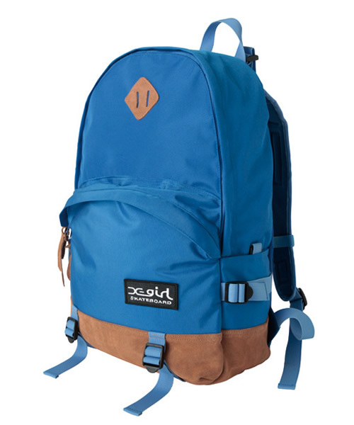 X-girl(エックスガール)の「GO FES BACKPACK(バックパック/リュック・レディース・ブラック/レッド/パープル/ブルー・ONE SIZE)」の1枚目の写真