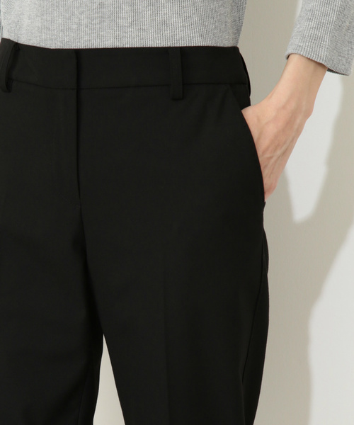 NATURAL BEAUTY BASIC（ナチュラルビューティーベーシック）の「〈ウォッシャブル・防シワ〉イージーケアテーパードパンツ（その他パンツ・レディース・ブラック/グレー系その他/ダークネイビー・LARGE/MEDIUM/SMALL/X-SMALL）」の16枚目の写真