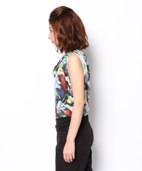 PUMA（プーマ）の「バード カモトップ (WOMEN) - PUMA by hussein chalayan（Tシャツ/カットソー・レディース・マルチ・SMALL/X-SMALL/XX-SMALL/MEDIUM）」の3枚目の写真