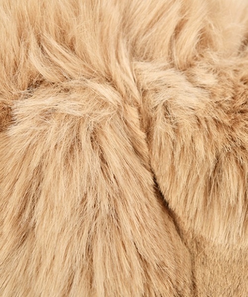 Casselini(キャセリーニ)の「FOX風フェイクファー巾着(ショルダーバッグ・レディース・ベージュ/ブラウン/その他/レオパード・FREE)」の12枚目の写真