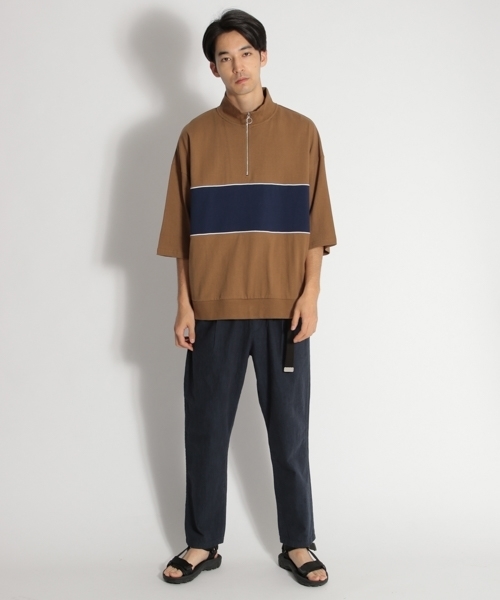 niko and...（ニコアンド）の「スラブシャンブレーパンツ（その他パンツ・メンズ・カーキ/オレンジ/ネイビー・LARGE/MEDIUM）」の9枚目の写真