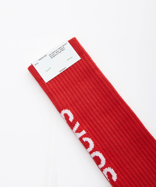 off white（オフホワイト）の「OFF-WHITE “QUOTE”ソックス