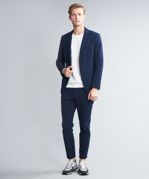 5351 POUR LES HOMMES(ゴーサンゴーイチプールオム)の「サーフニットスリムテーパードパンツ(その他パンツ・メンズ・ブラック/ネイビー・44/46/48)」の11枚目の写真