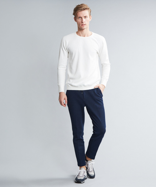 5351 POUR LES HOMMES(ゴーサンゴーイチプールオム)の「サーフニットスリムテーパードパンツ(その他パンツ・メンズ・ブラック/ネイビー・44/46/48)」の12枚目の写真