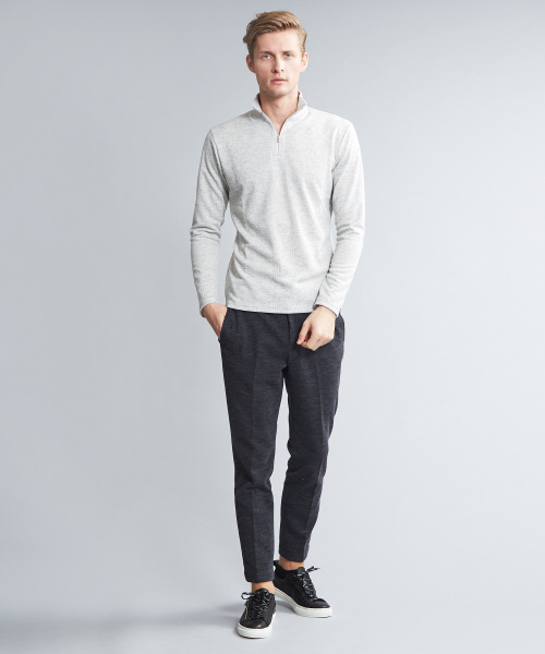 5351 POUR LES HOMMES(ゴーサンゴーイチプールオム)の「サーフニットスリムテーパードパンツ(その他パンツ・メンズ・ブラック/ネイビー・44/46/48)」の3枚目の写真
