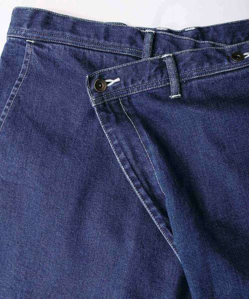 SHAREEF（シャリーフ）の「OVER WEST DENIM CH（デニムパンツ・メンズ・インディゴブルー/ケミカルウォッシュ/ブラック系その他・1/2/3）」の5枚目の写真