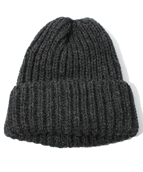 SHIPS JET BLUE（シップスジェットブルー）の「HIGHLAND2000: ボブキャップ2（ニットキャップ/ビーニー・メンズ・チャコールグレー/ピンク/イエロー/オリーブ/ブルー/ネイビー・ONE SIZE）」の2枚目の写真