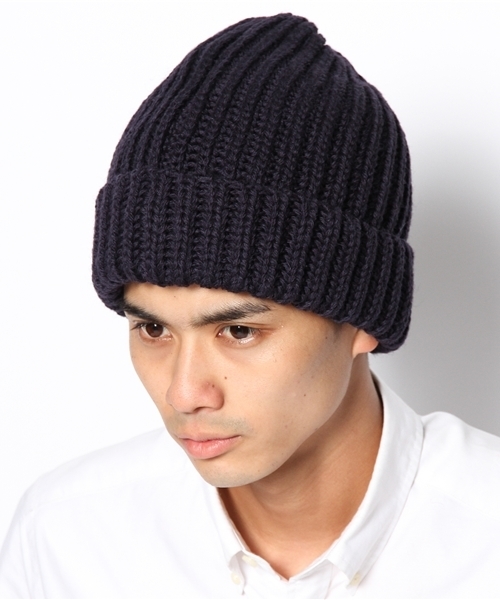 SHIPS JET BLUE（シップスジェットブルー）の「HIGHLAND2000: ボブキャップ2（ニットキャップ/ビーニー・メンズ・チャコールグレー/ピンク/イエロー/オリーブ/ブルー/ネイビー・ONE SIZE）」の12枚目の写真