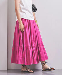 UNITED ARROWS | UWCS コットン ティアード マキシスカート †(スカート)