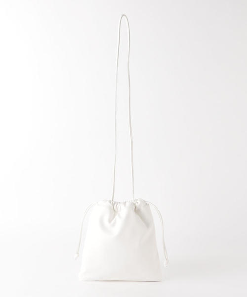 green label relaxing（グリーンレーベルリラクシング）の「FFC ナカワタ キンチャク 2WAYバッグ（ショルダーバッグ・レディース・ホワイト/ブラック/ピンク/シルバー/ゴールド/ライラック・FREE）」の10枚目の写真