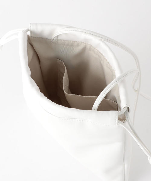 green label relaxing（グリーンレーベルリラクシング）の「FFC ナカワタ キンチャク 2WAYバッグ（ショルダーバッグ・レディース・ホワイト/ブラック/ピンク/シルバー/ゴールド/ライラック・FREE）」の12枚目の写真