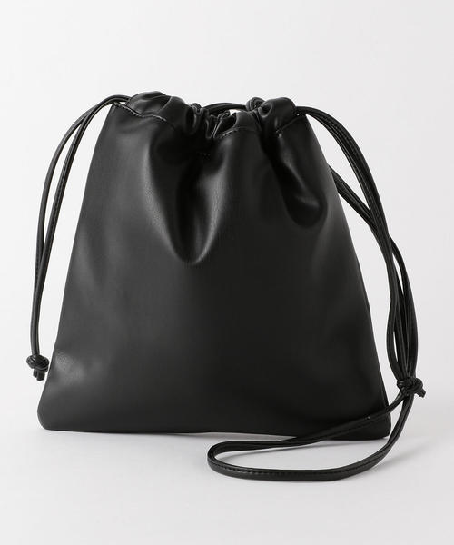 green label relaxing（グリーンレーベルリラクシング）の「FFC ナカワタ キンチャク 2WAYバッグ（ショルダーバッグ・レディース・ホワイト/ブラック/ピンク/シルバー/ゴールド/ライラック・FREE）」の20枚目の写真