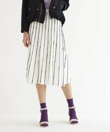 YECCA VECCA | ストライプフレアニットスカ－ト(スカート)