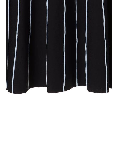 YECCA VECCA（イェッカヴェッカ）の「ストライプフレアニットスカ－ト（スカート・レディース・ネイビー/オフホワイト・FREE）」の10枚目の写真