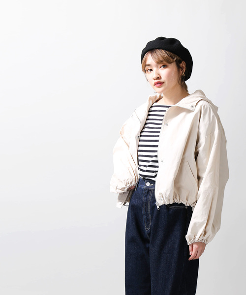 WEGO（ウィゴー）の「WEGO/マウンテンパーカー（マウンテンパーカー・レディース・ブラック/ベージュ/オフホワイト/ブルー/ベージュ系その他/イエロー・FREE）」の9枚目の写真