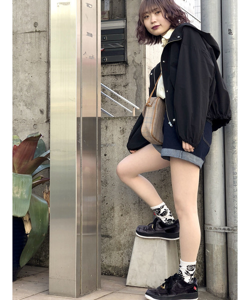 WEGO（ウィゴー）の「WEGO/マウンテンパーカー（マウンテンパーカー・レディース・ブラック/ベージュ/オフホワイト/ブルー/ベージュ系その他/イエロー・FREE）」の19枚目の写真