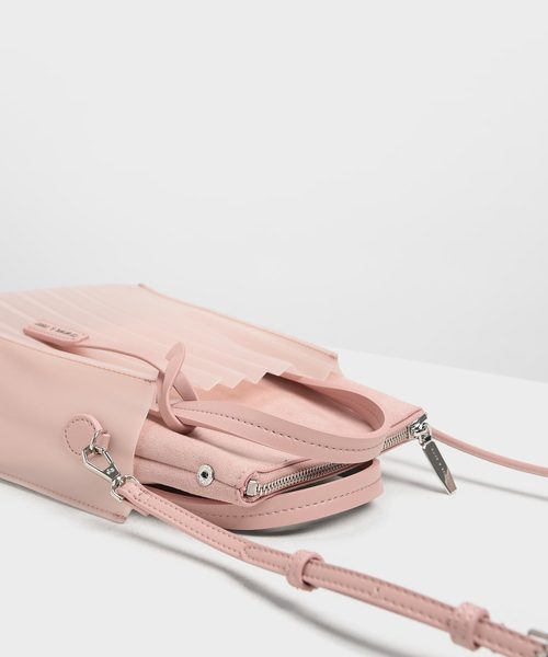 CHARLES & KEITH(チャールズ & キース)の「トランスルーセント トートバッグ / Translucent Tote Bag(トートバッグ・レディース・ホワイト/ブラック/ピンク/モスグリーン・S)」の20枚目の写真