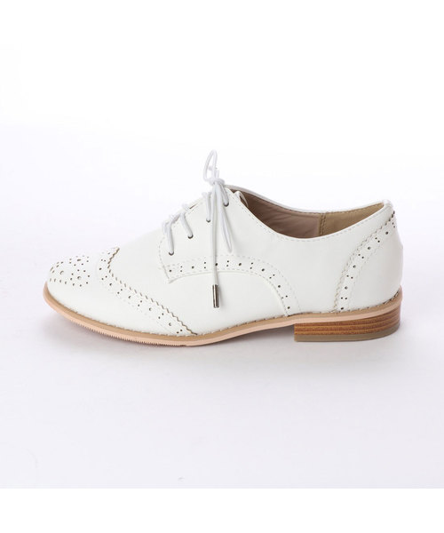 VIVIAN(ヴィヴィアン)の「メダリオンレースアップシューズ(その他シューズ・レディース・ベージュ系その他2/ホワイト系その他2/ブラック系その他/シルバー・M/L/S/LL)」の5枚目の写真