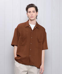 H　BEAUTY&YOUTH UNITED ARROWS | ＜H＞RING SNAP BOX SHORT SLEEVE SHIRT/シャツ ◆(シャツ/ブラウス)