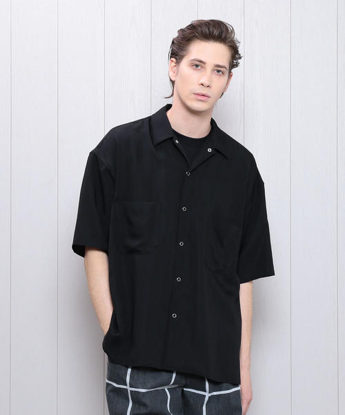 ☆美品・ユナイテッドアローズ・半袖ブラウス☆ H BEAUTY&YOUTH UNITED ARROWS（エイチビューティーアンドユース