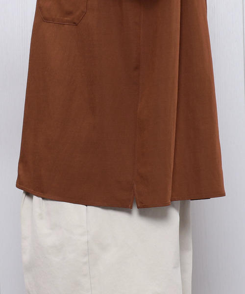 H　BEAUTY&YOUTH UNITED ARROWS（エイチビューティーアンドユースユナイテッドアローズ）の「＜H＞RING SNAP BOX SHORT SLEEVE SHIRT/シャツ ◆（シャツ/ブラウス・メンズ・ブラック/ネイビー/ブラウン・LARGE/SMALL/MEDIUM）」の9枚目の写真