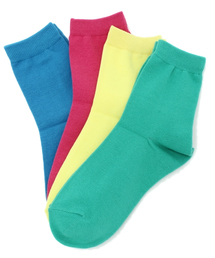 WEGO | WEGO/4P無地ソックス(ソックス/靴下)