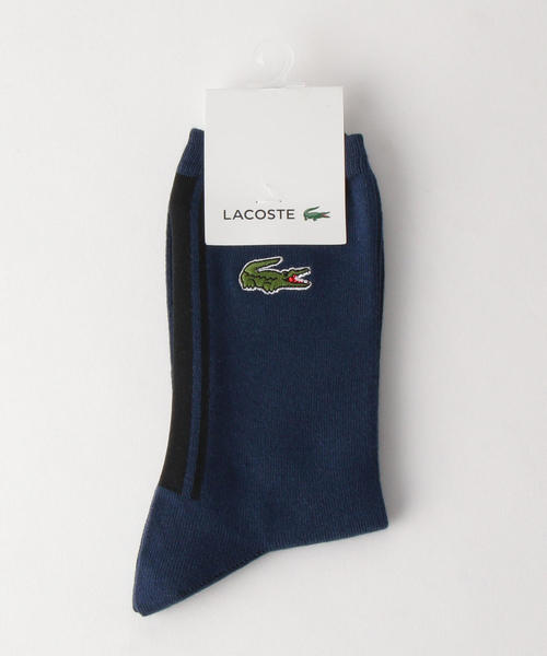 VAINL ARCHIVE（ヴァイナルアーカイブ）の「＜LACOSTE＞×＜BEAUTY&YOUTH＞ by ＜VAINL ARCHIVE＞ SOCKS/ソックス □□（ソックス/靴下・メンズ・ネイビー/ホワイト・FREE）」の2枚目の写真