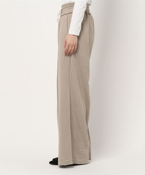 FREE'S MART(フリーズマート)の「ドライタッチカットソーワイドパンツ(その他パンツ・レディース・ブラック/ベージュ/ブラウン・FREE)」の5枚目の写真