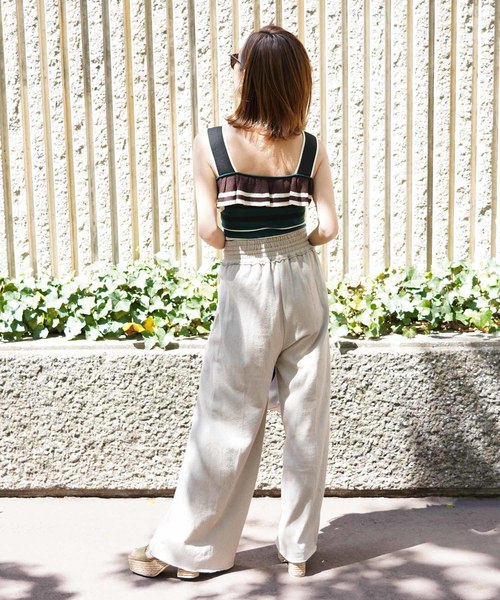 FREE'S MART(フリーズマート)の「ドライタッチカットソーワイドパンツ(その他パンツ・レディース・ブラック/ベージュ/ブラウン・FREE)」の17枚目の写真