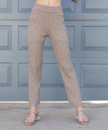 ALEXIA STAM | Wide Rib Knit Pants/リブニットパンツ(その他パンツ)