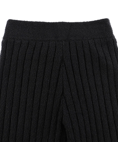 ALEXIA STAM（アリシアスタン）の「Wide Rib Knit Pants/リブニットパンツ（その他パンツ・レディース・ブラック/モカ/ベージュ系その他・S/M）」の5枚目の写真