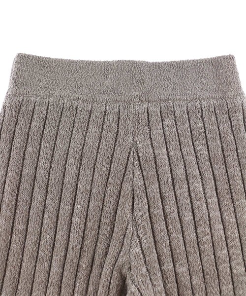 ALEXIA STAM（アリシアスタン）の「Wide Rib Knit Pants/リブニットパンツ（その他パンツ・レディース・ブラック/モカ/ベージュ系その他・S/M）」の17枚目の写真