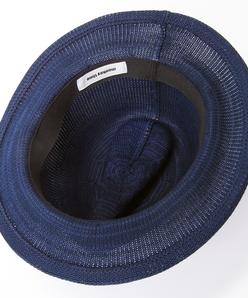 MONKEY TIME（モンキータイム）の「MT∴ サーモ リボンハット（ハット・メンズ・ブラック/ネイビー・ﾌﾘ-）」の7枚目の写真