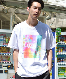 VANS/ヴァンズ Tie Dye Flying LOGO S/S Tee