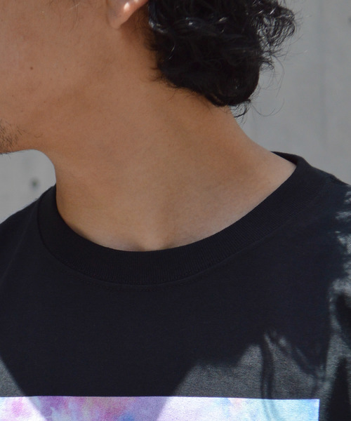 VANS（バンズ）の「VANS/ヴァンズ Tie Dye Flying LOGO S/S Tee（Tシャツ/カットソー・メンズ・ホワイト/ブラック・L/M/S/XL）」の11枚目の写真