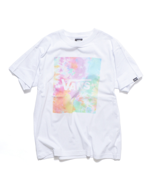 VANS（バンズ）の「VANS/ヴァンズ Tie Dye Flying LOGO S/S Tee（Tシャツ/カットソー・メンズ・ホワイト/ブラック・L/M/S/XL）」の12枚目の写真