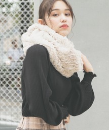 Heather | フェイクファースヌード　852175(ネックウォーマー/スヌード)
