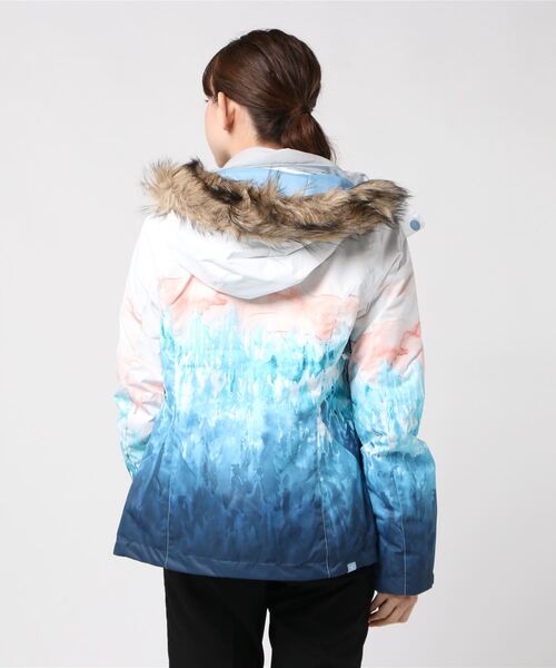 Roxy スノーウェア JET SKI JACKET 美品 Lサイズ 花柄