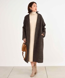 DouDou | チェックロングコート(その他アウター)