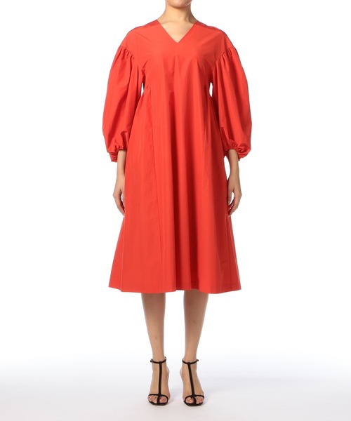 ESTNATION コットンタイプライターボリュームワンピース ESTNATION コットンタイプライターボリュームワンピース