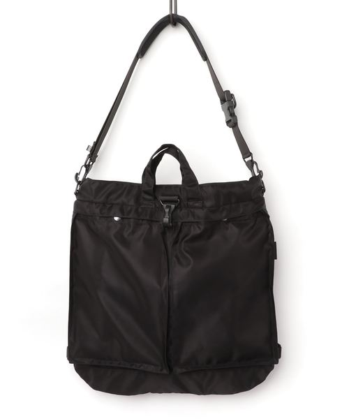 BAGJACK(バッグジャック)の「Bagjack 3 way helmet bag (No.01443)(ショルダーバッグ・メンズ・ブラック・FREE)」の4枚目の写真