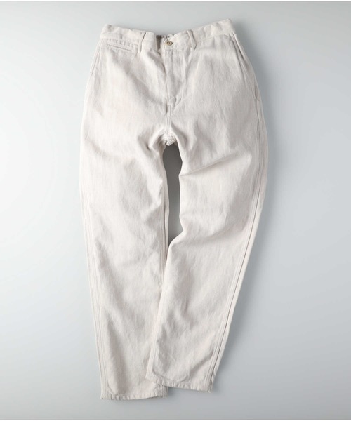 BACK NUMBER（バックナンバー）の「【BACK NUMBER】麻デニムイージー（その他パンツ・メンズ・ノンウォッシュ/ホワイト/ダークインディゴブルー・M/L/XL/S）」の2枚目の写真