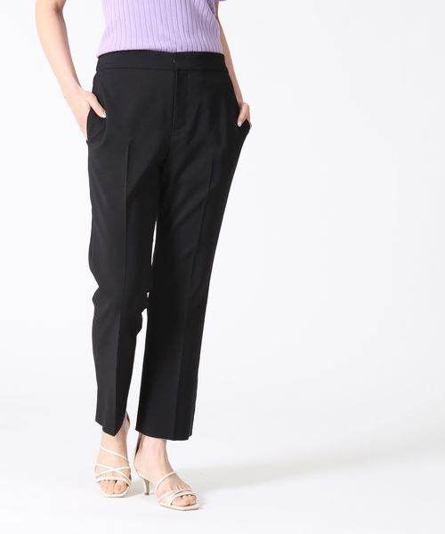 Tiara（ティアラ）の「センタープレスフレアパンツ（その他パンツ・レディース・ブラック/グレー系その他/ブラウン/サックスブルー・S/L/M）」の12枚目の写真