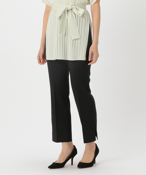 Tiara（ティアラ）の「センタープレスフレアパンツ（その他パンツ・レディース・ブラック/グレー系その他/ブラウン/サックスブルー・S/L/M）」の13枚目の写真