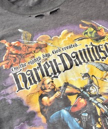 ハーレーダビッドソンヴィンテージオフィシャルTシャツ1987年物 ビンテージHarleyDavidsonハーレーダビッドソン87年3D EMBLEM T