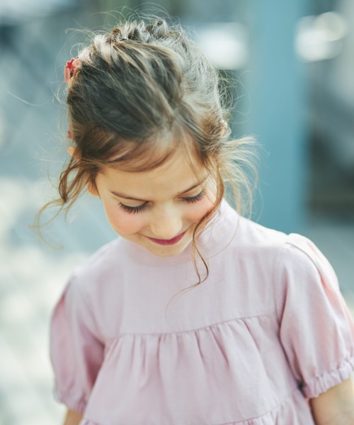 BRANSHES(ブランシェス)の「ティアードチュニック(チュニック・キッズ・ブラック/ブラウン/ピンク/ライトグリーン・90cm/110cm/100cm/120cm/130cm/140cm/150cm)」の22枚目の写真