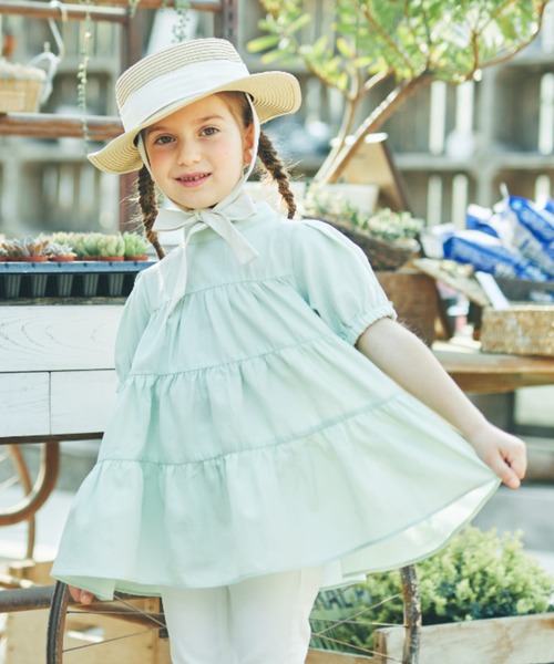 BRANSHES(ブランシェス)の「ティアードチュニック(チュニック・キッズ・ブラック/ブラウン/ピンク/ライトグリーン・90cm/110cm/100cm/120cm/130cm/140cm/150cm)」の17枚目の写真